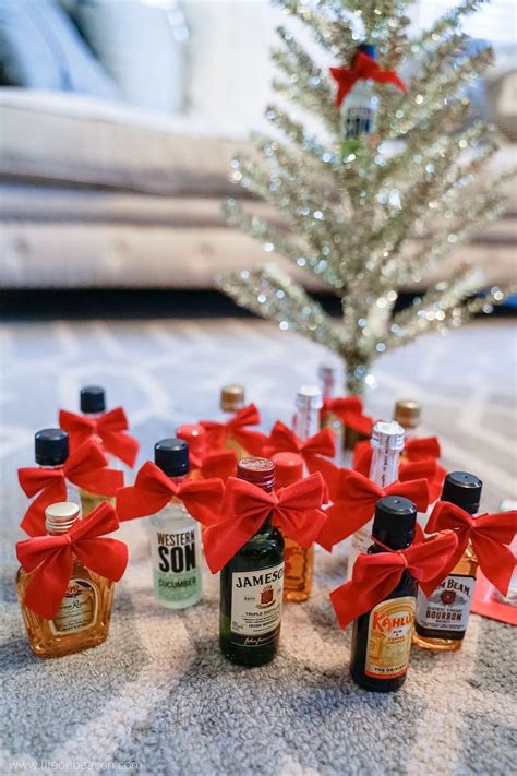 How to Build a Mini Liquor Bottle Christmas Tree: Complete instructions ...