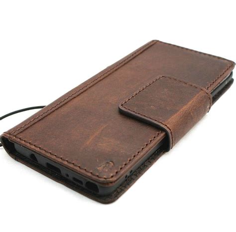 Genuine real leather Case for Samsung Galaxy S10 Plus wireless charging ...