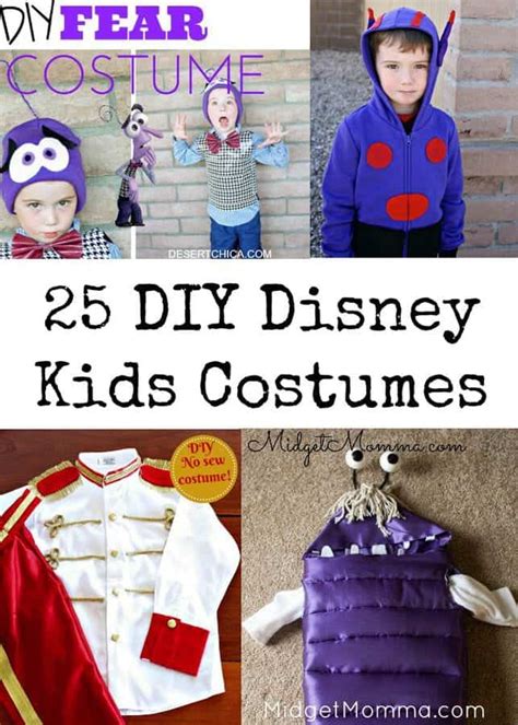 DIY Kids Disney Costumes DIY Halloween Costumes