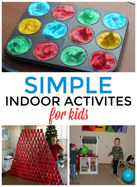 Simple Indoor Activities For Kids | Simple Purposeful Living