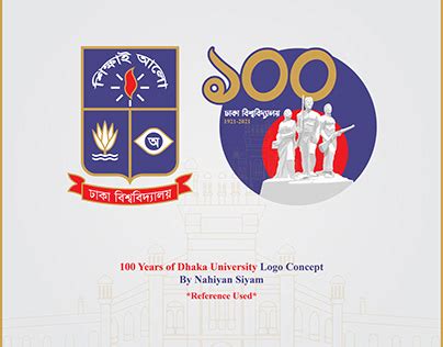 100 Years of Dhaka University Logo Concept | Behance