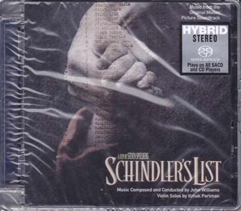 Schindler's List OST Soundtrack Limited Numbered Japan Hybrid SACD John Williams | eBay