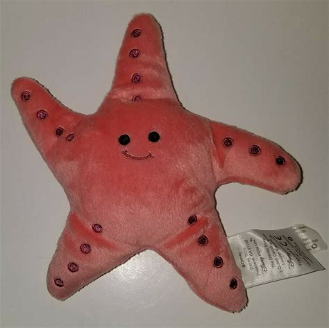 Disney Store Finding Nemo Peach Starfish Plush 7" Stuffed Animal Toy ...