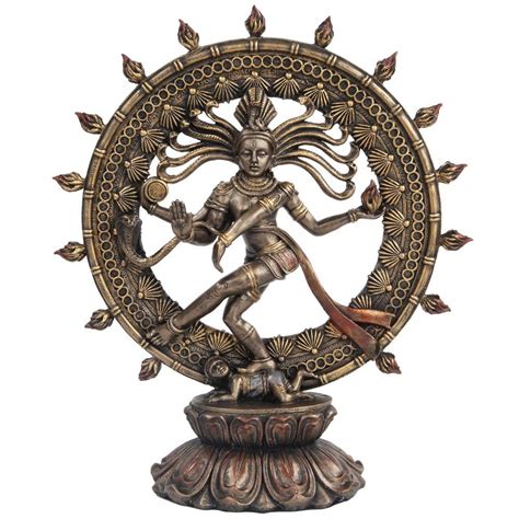 Buy Hindu Shiva Nataraja Dancing Statue Bronze Finished Online at Low ...