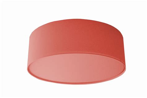 Deckenlampe mit rotem Lampenschirm https://www.instagram.com/winhartleuchtendesign/ | Roter ...