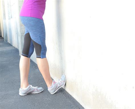 Wall or Curb Stretch | Calf stretches, Best calf stretches, Posterior tibial tendonitis