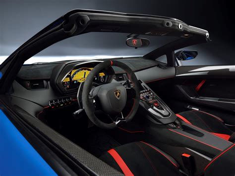 Lamborghini Aventador SV Roadster Interior Cockpit