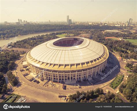 Luzhniki Stadium in Moscow — Stock Photo © scaliger #163945058