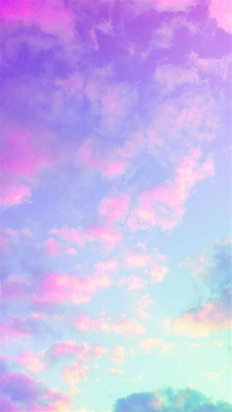 Pin by Drielly Larissa on Céu e Mar ♡ | Pastel sunset, Pastel clouds ...