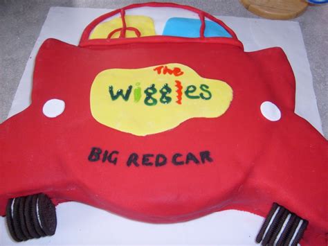 Wiggles Big Red Car Cake - CakeCentral.com