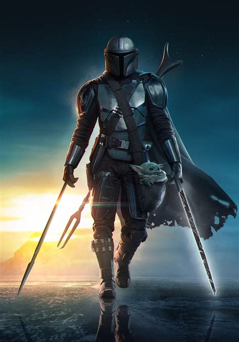 The Mandalorian Art Print in 2021 | Star wars pictures, Star wars images, Star wars characters ...