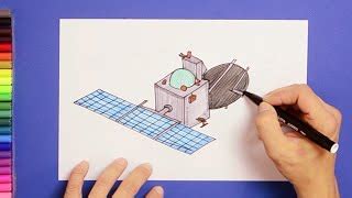 How To Draw Mangalyaan Rocket - Quick Drawing