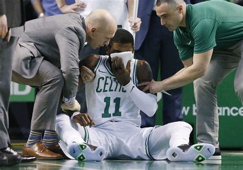 Kyrie Irving injury: Boston Celtics star expected to be monitored for possible concussion ...