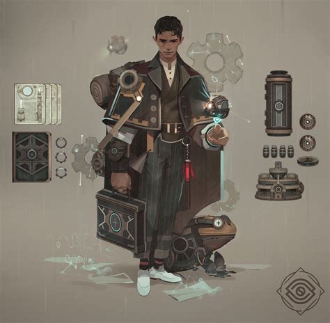 ArtStation - (Dungeons and Dragons) - Locke Hawthorne - Human Artificer