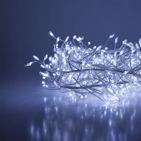 Cool White LED Fairy Lights, Silver Wire - Wintergreen Corporation ...