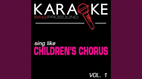 Happy Birthday (In the Style of Children's Chorus) (Karaoke Instrumental Version) - YouTube