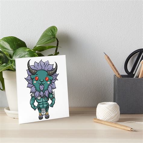 "Blue-maned Plush Lynel" Art Board Print for Sale by ItsMyArtYaFoo ...