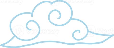Japan doodle cloud, Chinese cloud illustration 28084233 PNG