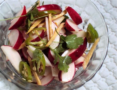 two salads with Radish...