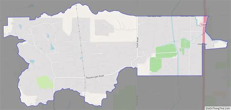 Map of Allendale CDP, California - Thong Thai Real