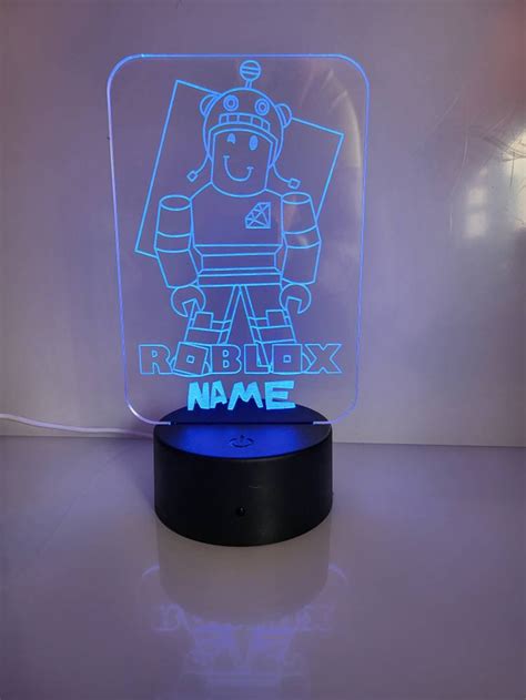 Personalised Roblox Night Light Children's Light Game - Etsy UK