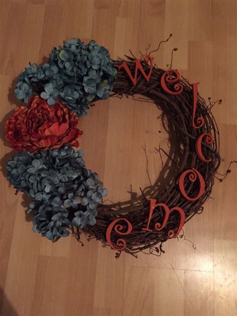 Welcome wreath | Wreaths, Welcome wreath, Halloween wreath