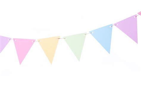 Pastel Rainbow Flag Banner Pastel Rainbow Party Banner