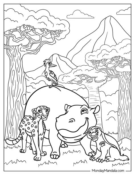 20 Lion Guard Coloring Pages (Free PDF Printables)