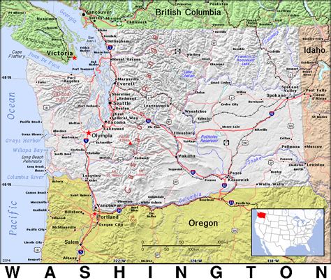 WA · Washington · Public Domain maps by PAT, the free, open source, portable atlas