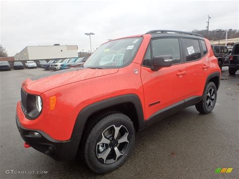 2020 Omaha Orange Jeep Renegade Trailhawk 4x4 #136497269 Photo #17 ...