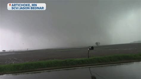 Chaser Captures Potentially Rain-Wrapped Tornado | Latest Weather Clips ...