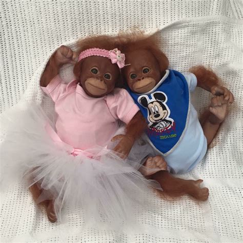 Reborn Monkey - Baby Orangutan's