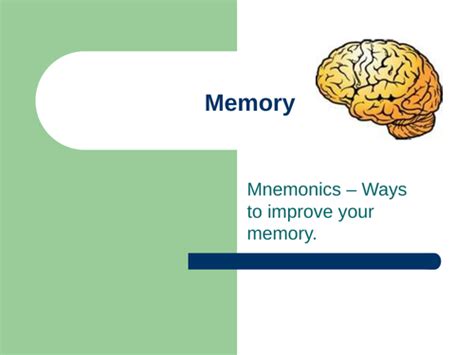 Memory tricks - mnemonics | Teaching Resources