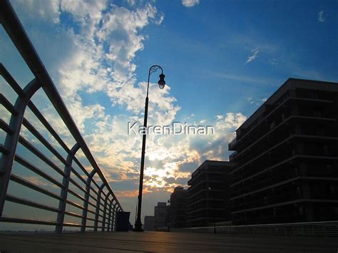 " Long Beach, NY Boardwalk 4549" by KarenDinan | Redbubble