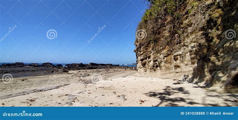 Sawarna Beach stock photo. Image of sawarna, ocean, beautiful - 241028888