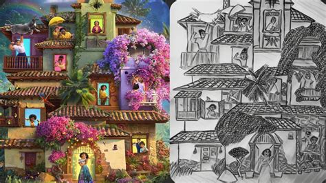 Encanto Magic House Casita Inspired Water Colour Artist A4/A5/sticker ...