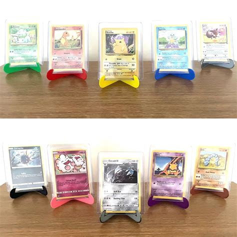 Pokémon Card Display Stands 6PACK Ideal for All Types of | Etsy