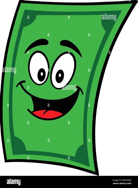 Dollar Mascot - A cartoon illustration of a Dollar Mascot Stock Vector ...