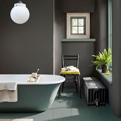 black bathroom paint tester - Jenni Scholl