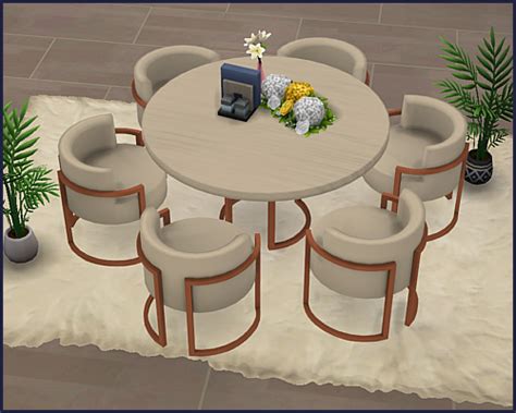 Cappus Sims 4 You - ♥ Set Lora dining room ♥