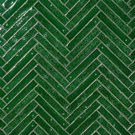 Ivy Hill Tile Virtuo Emerald Green 1.45 in. x 9.21 in. Polished ...