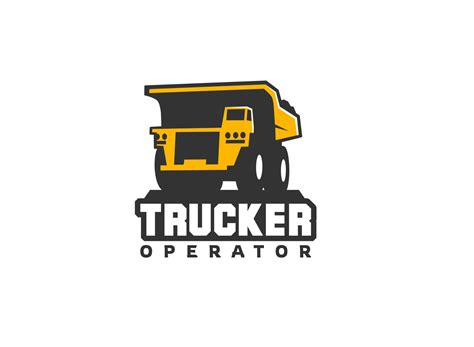 Dump truck logo template vector. Creative illustration for logo ...