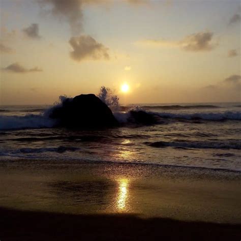 Free picture: sunlight, sunrise, dawn, beach, water, sun, dusk, ocean ...