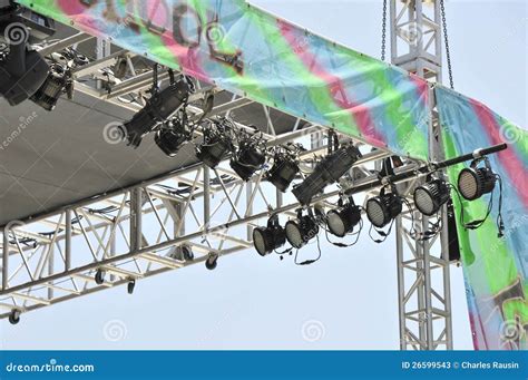 Stage Lighting Equipment stock image. Image of light - 26599543