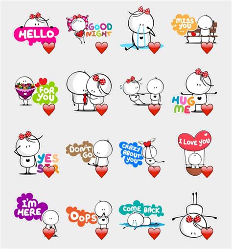 Love Kiss Stickers - Stickers Telegram