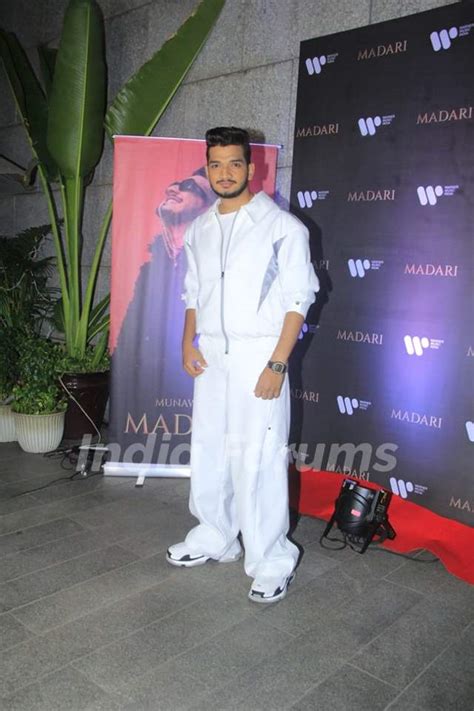 Munawar Faruqui attend the launch of the song Madari Photo