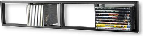 Modern Wall Mount Cd DVD Media Rack Storage Metal Shelf Organizer (Black): Amazon.ca: Home & Kitchen