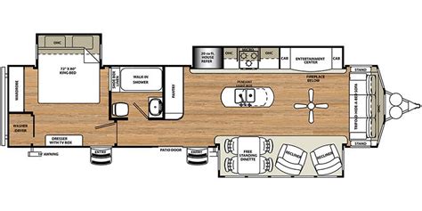 2017 Forest River Sierra Destination Specs & Floorplans