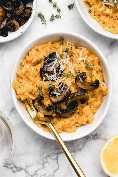 Creamy Vegan Mushroom Risotto | Jessica in the Kitchen