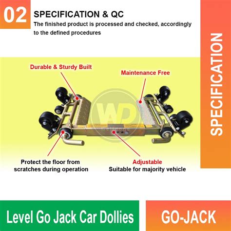 GO-JACK Level Go Jack Car Dollies | Vehicle Repositioning Tools | Welldone